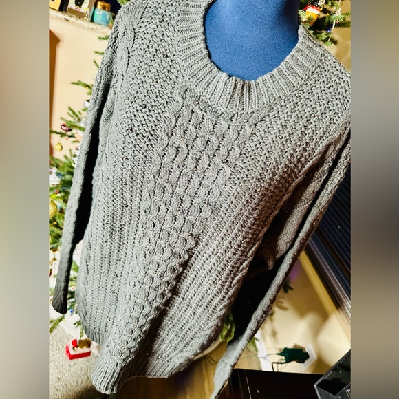 EUC Show Me Your MuMu Ada Tahitian Pearl Studded Wool Oversized Pullover Sweater - Picture 7 of 12